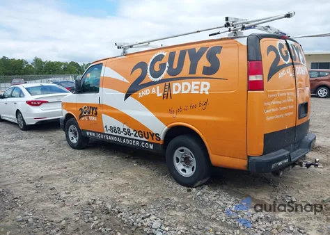 2009 Chevrolet Express 2500 Work Van from USA, damaged, VIN 1GCGG25C091170617